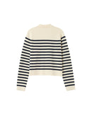 Cardigan Pam - Rayures Ecru