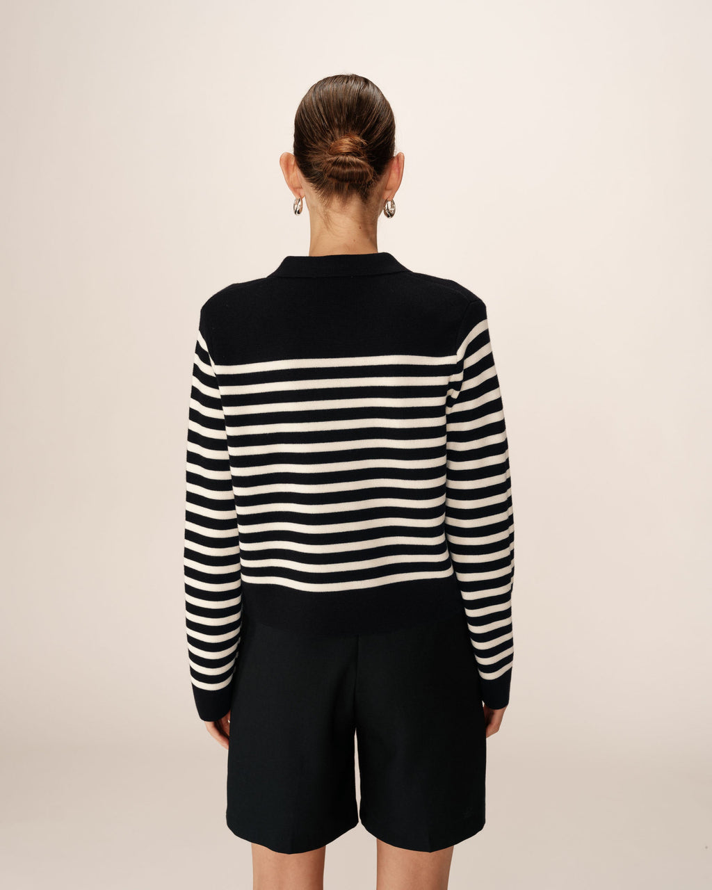 Pam Cardigan - Navy Stripes