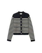 Pam Cardigan - Navy Stripes