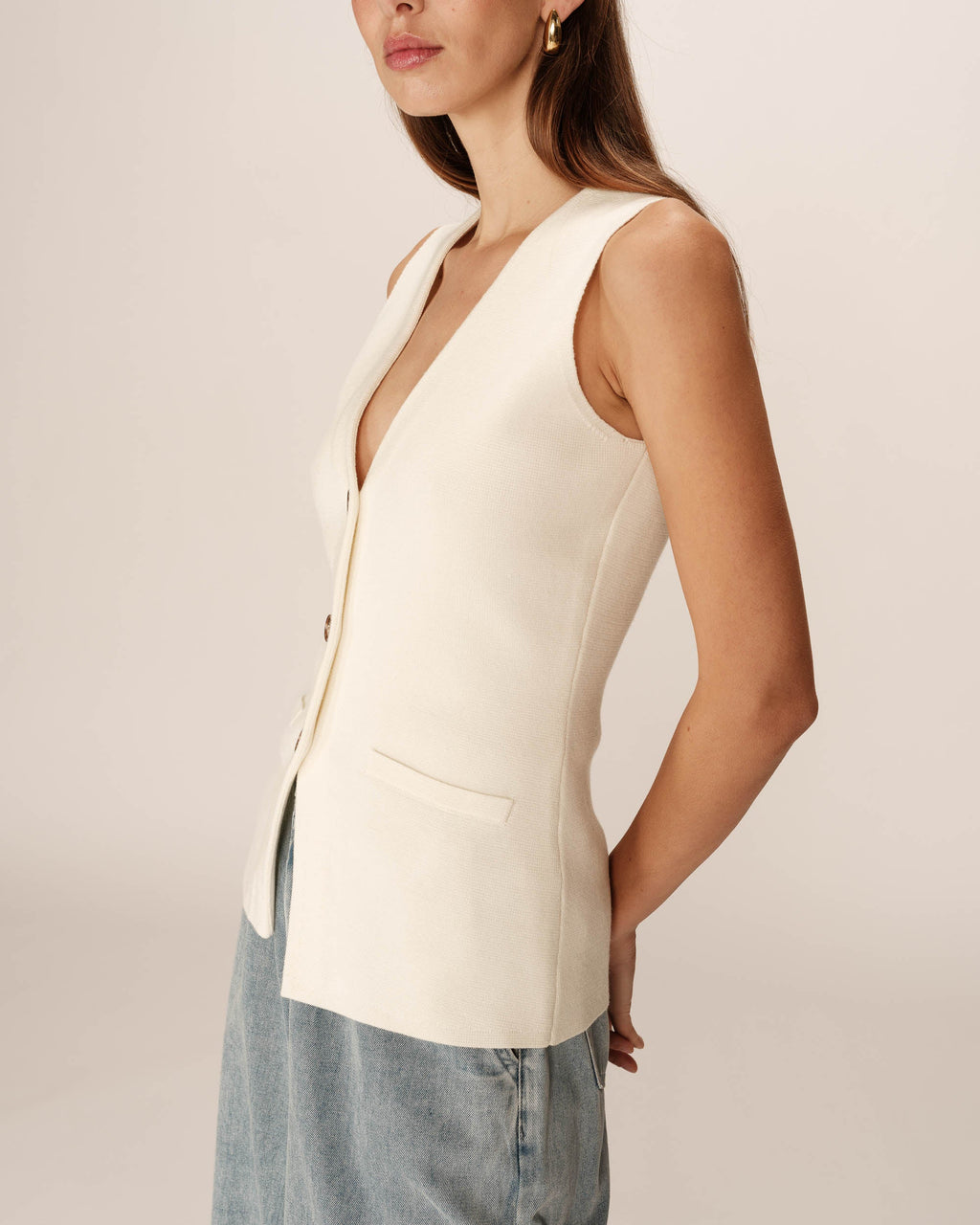 Panama Cardigan - Ecru