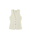 Panama Vest - Ecru