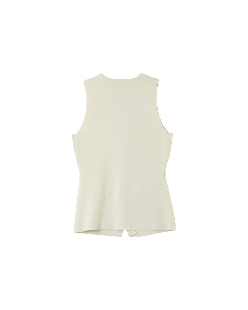 Panama Vest - Ecru