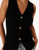 Chaleco Panamá - Negro