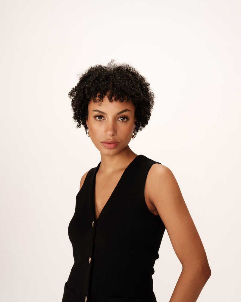 Chaleco Panamá - Negro