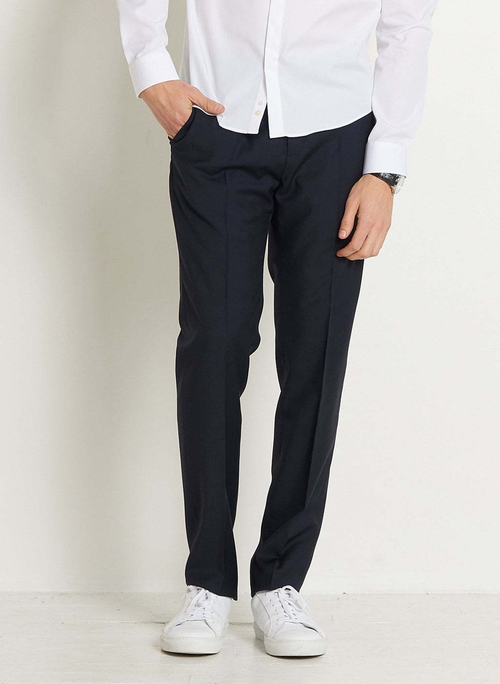 Maison Standards - Pantalón de traje - Azul - Hombre