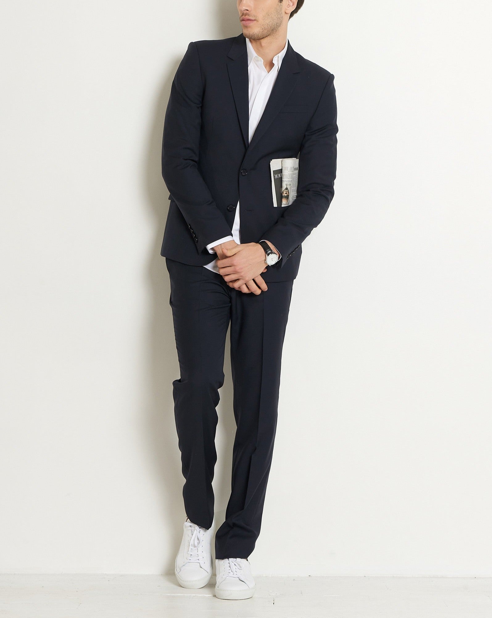 Maison Standards - Pantalón de traje - Azul - Hombre