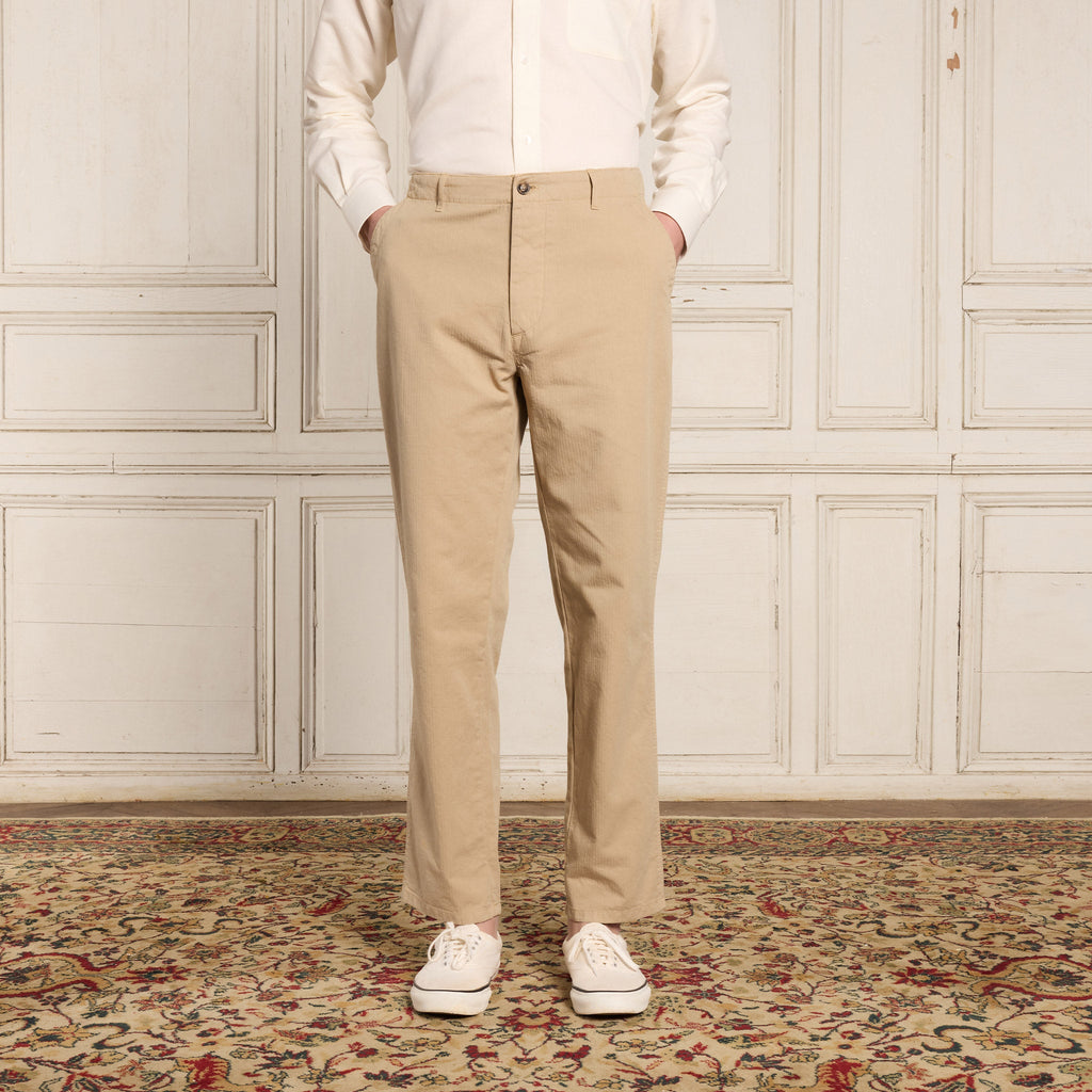 Pantalon Décontracté Beige