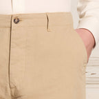 Pantalon Décontracté Beige