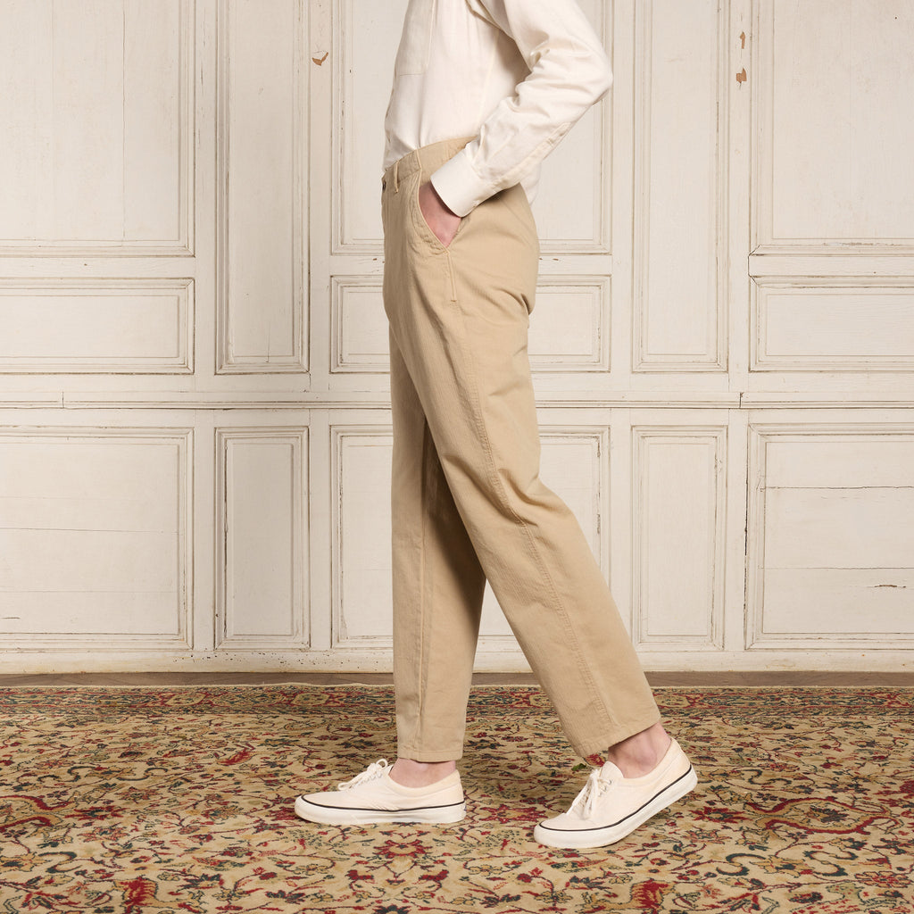 Pantalon Décontracté Beige