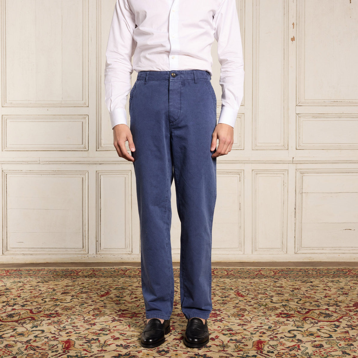 Pantalon Décontracté Bleu
