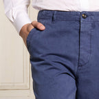 Pantalon Décontracté Bleu