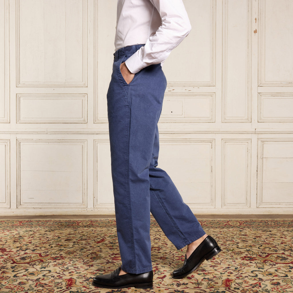 Pantalon Décontracté Bleu