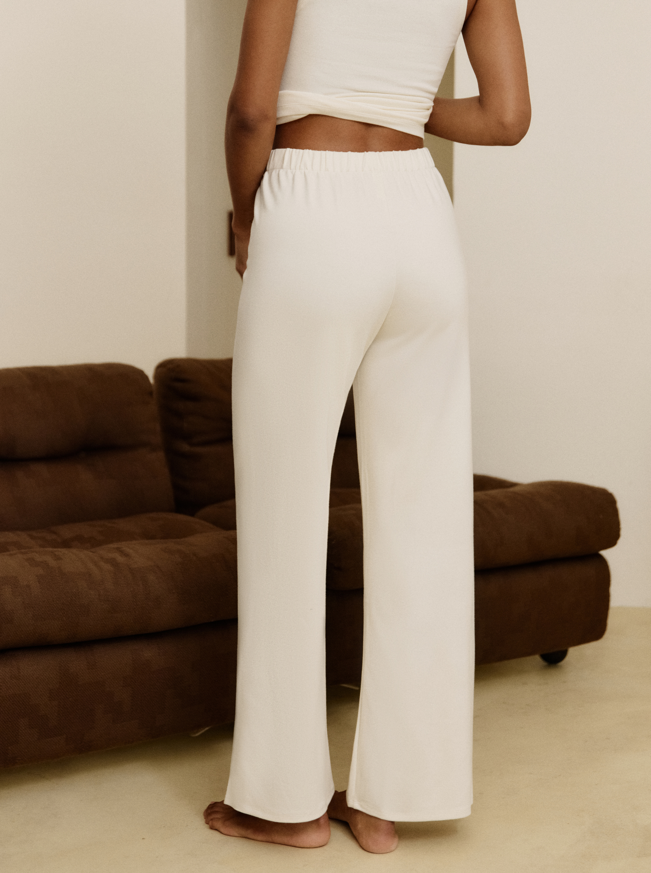 Easy Off White Trousers