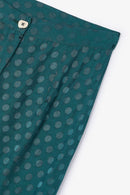 Pantalon Sixties Crop Jacquard Pois Canard