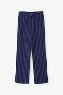 Pantalon Eighties Crop Diplomatique Bleu