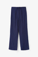 Pantalon Eighties Crop Diplomatique Bleu
