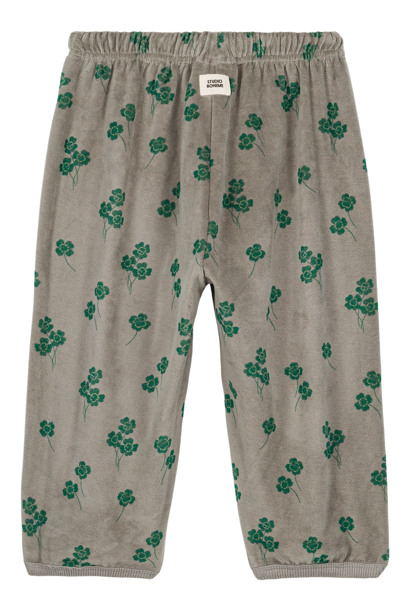 Pantalon Porgy Velvet Gris Trèfles