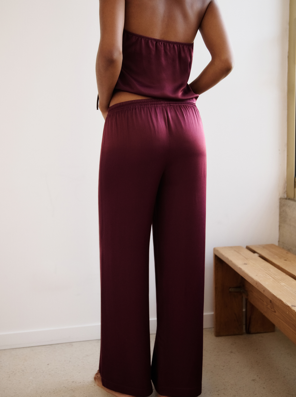 Silky Wine pants | Homewear | NOO