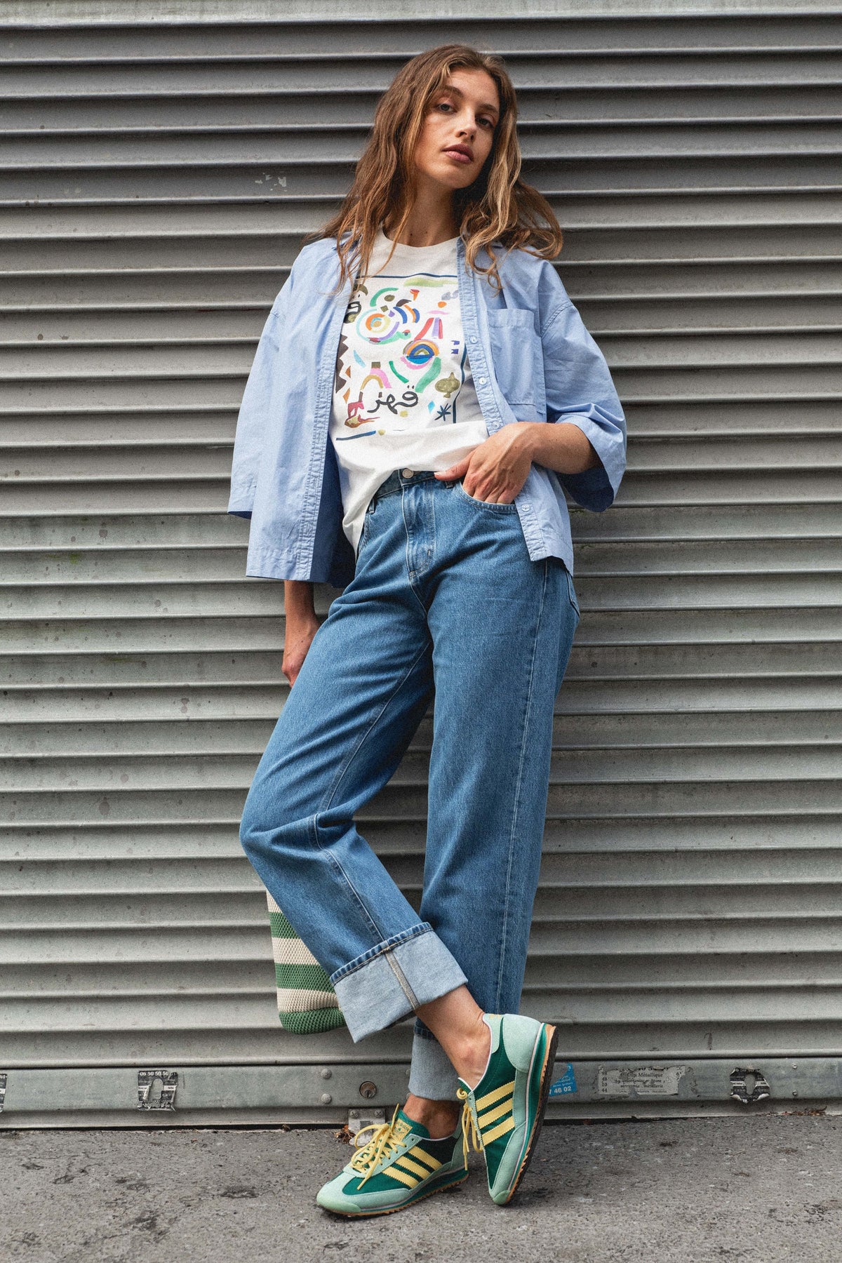 Jeans Boyfriend Middle Blue - Donna