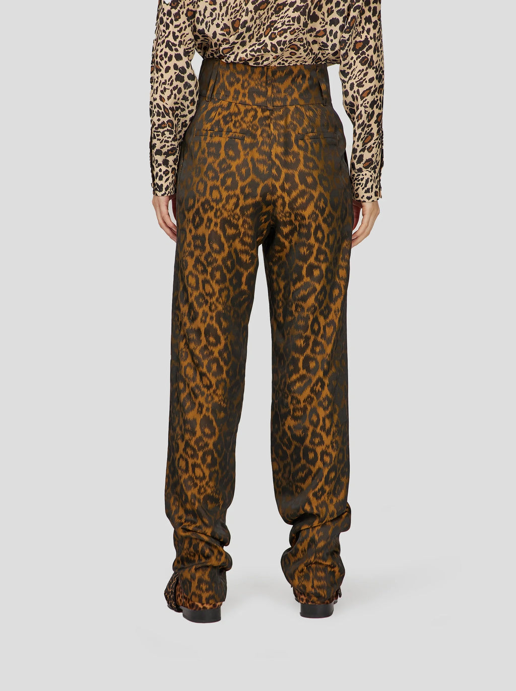 Pantalon Jojo Léopard Bronze