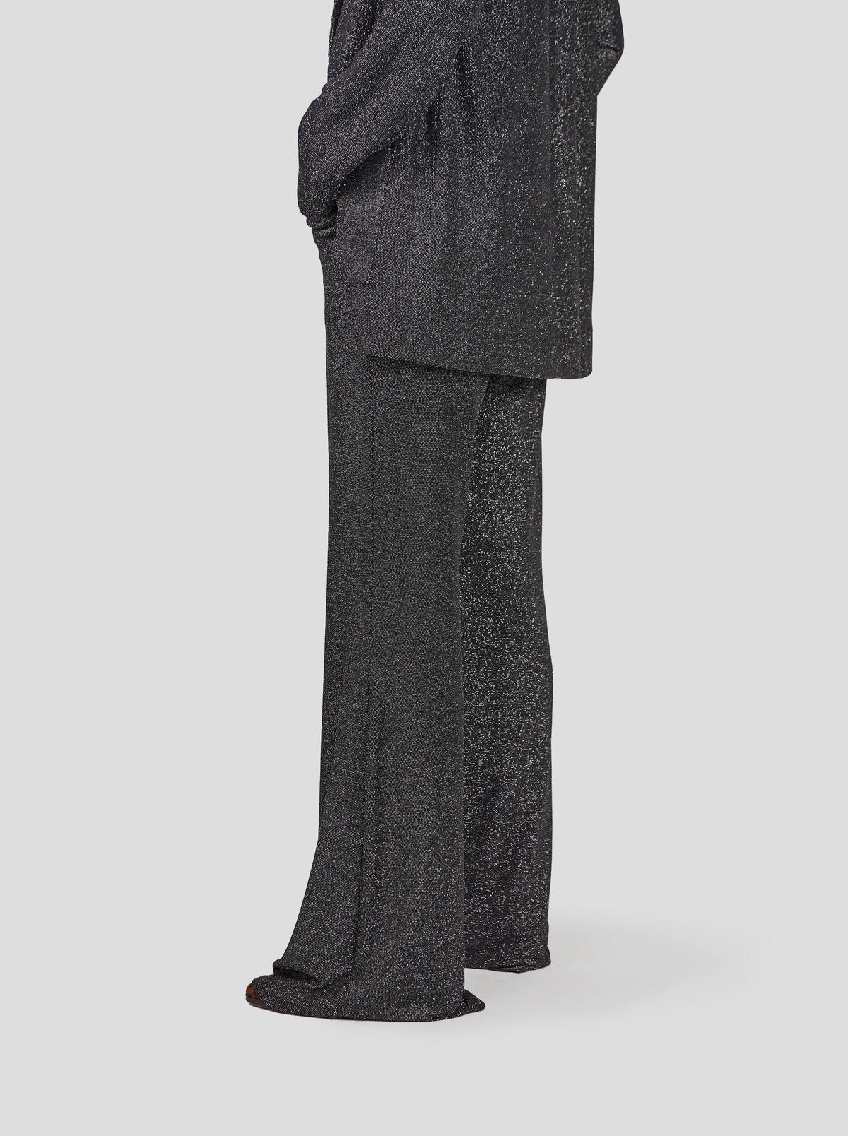 Pantalon Robin En Tricot Argenté Constellation