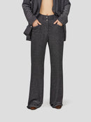 Pantalon Robin En Tricot Argenté Constellation