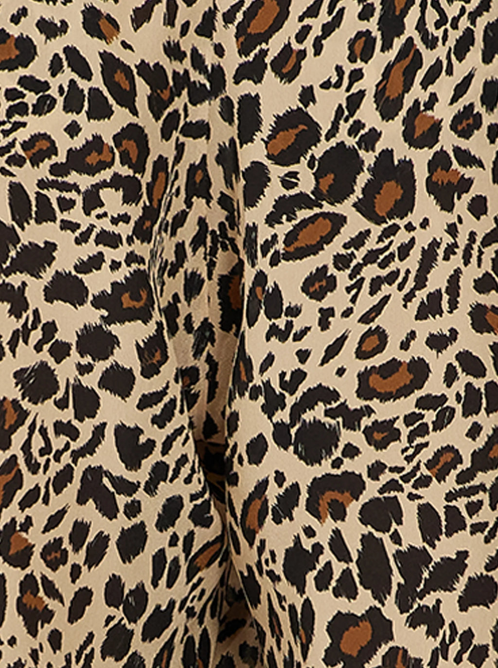 Pantalón Sakis Con Estampado De Leopardo Sedoso