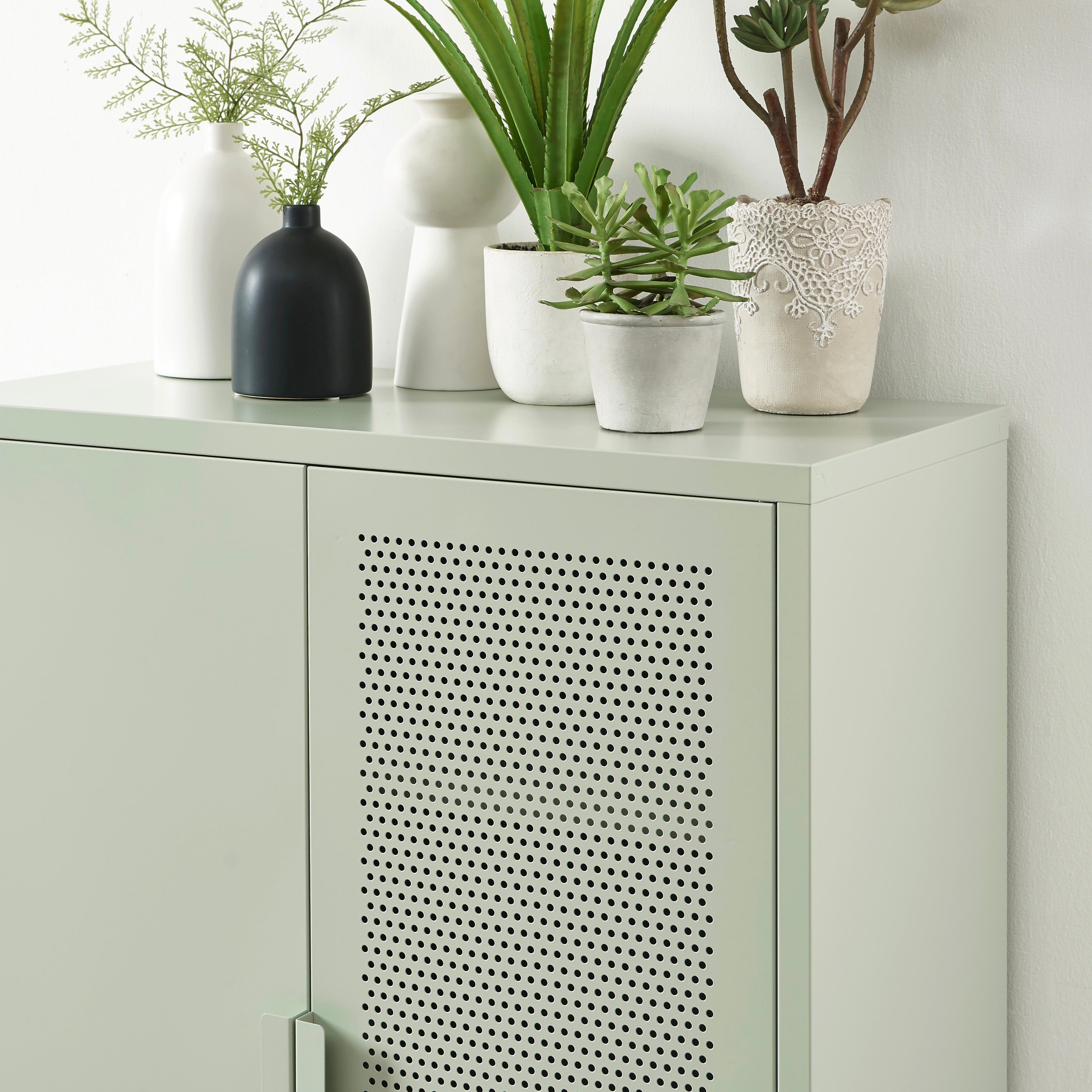 Buffet - Metal - Almond Green
