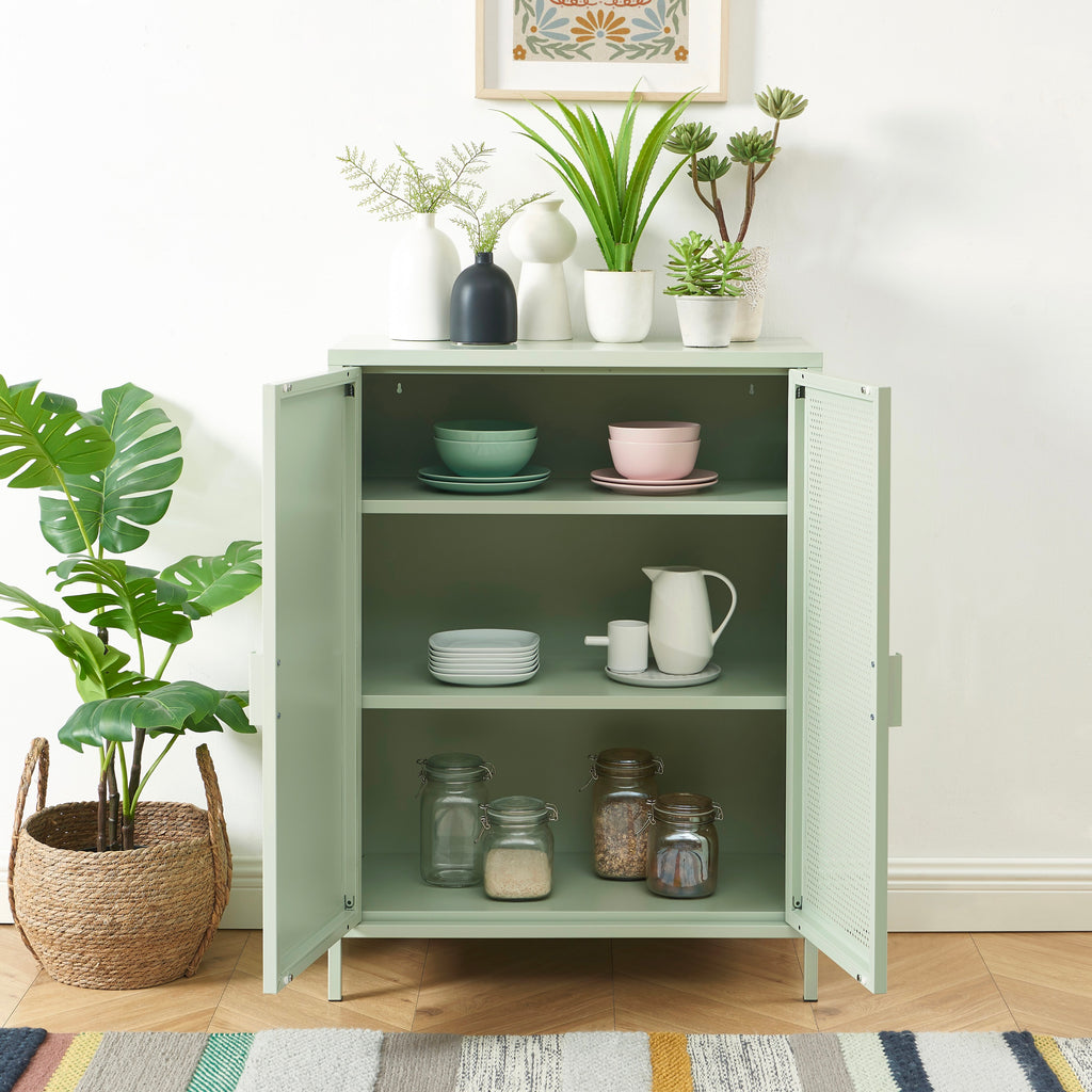Buffet - Metal - Almond Green
