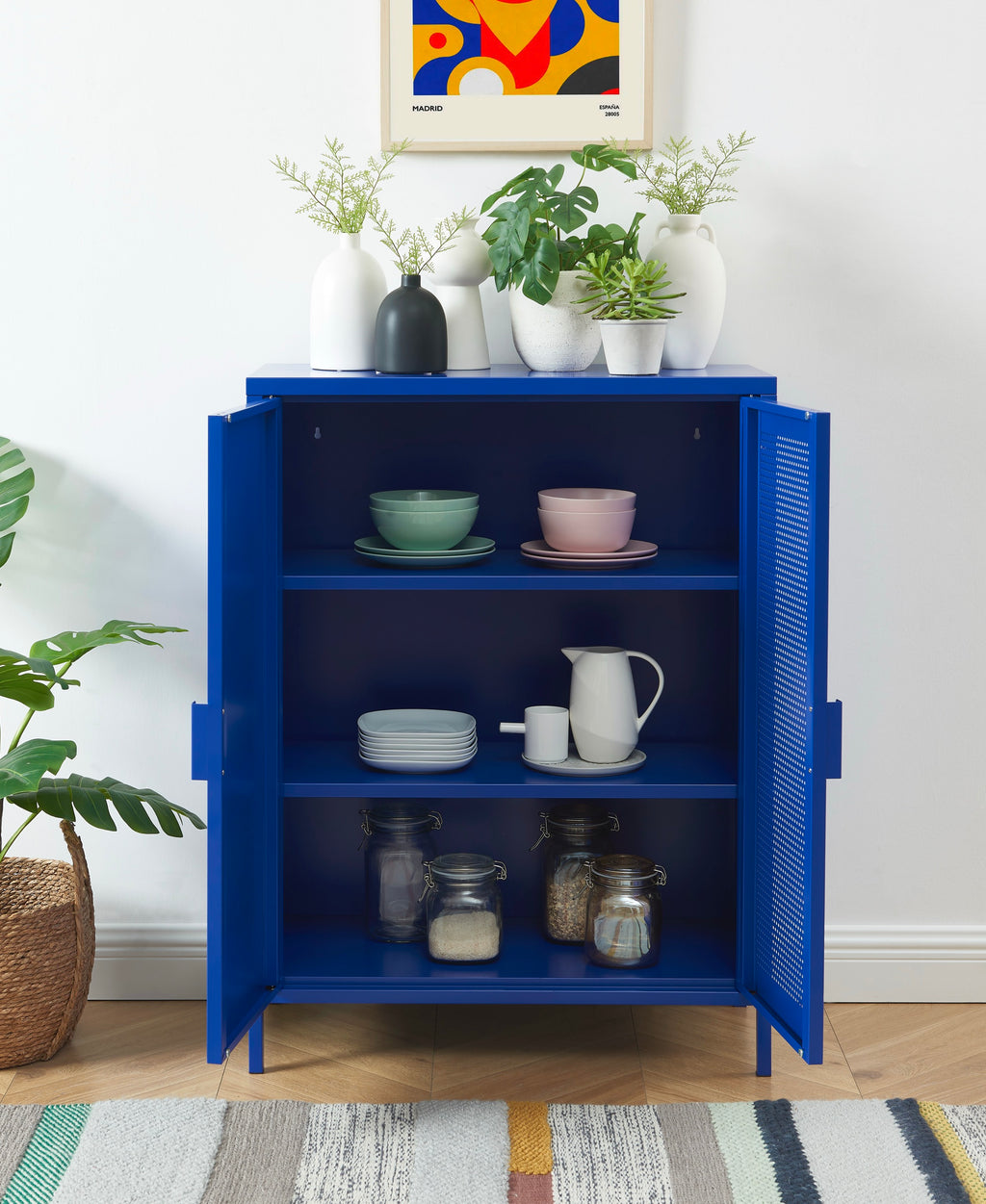 Sideboard - Metal - Electric Blue