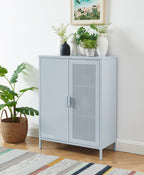 Buffet - Métal - Gris Bleu
