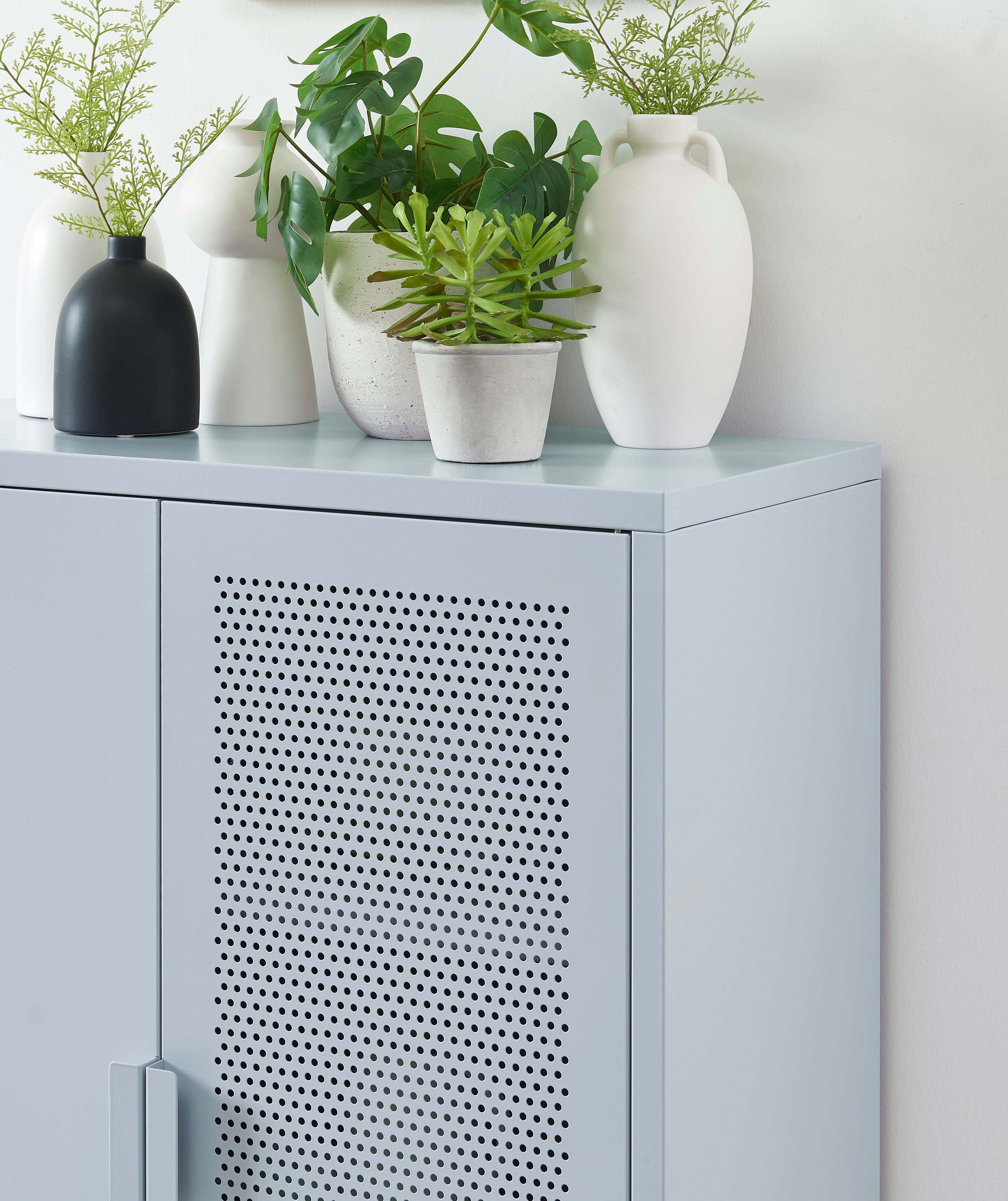 Buffet - Métal - Gris Bleu