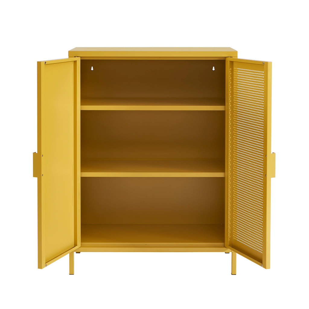 Sideboard - Metal - Mustard Yellow
