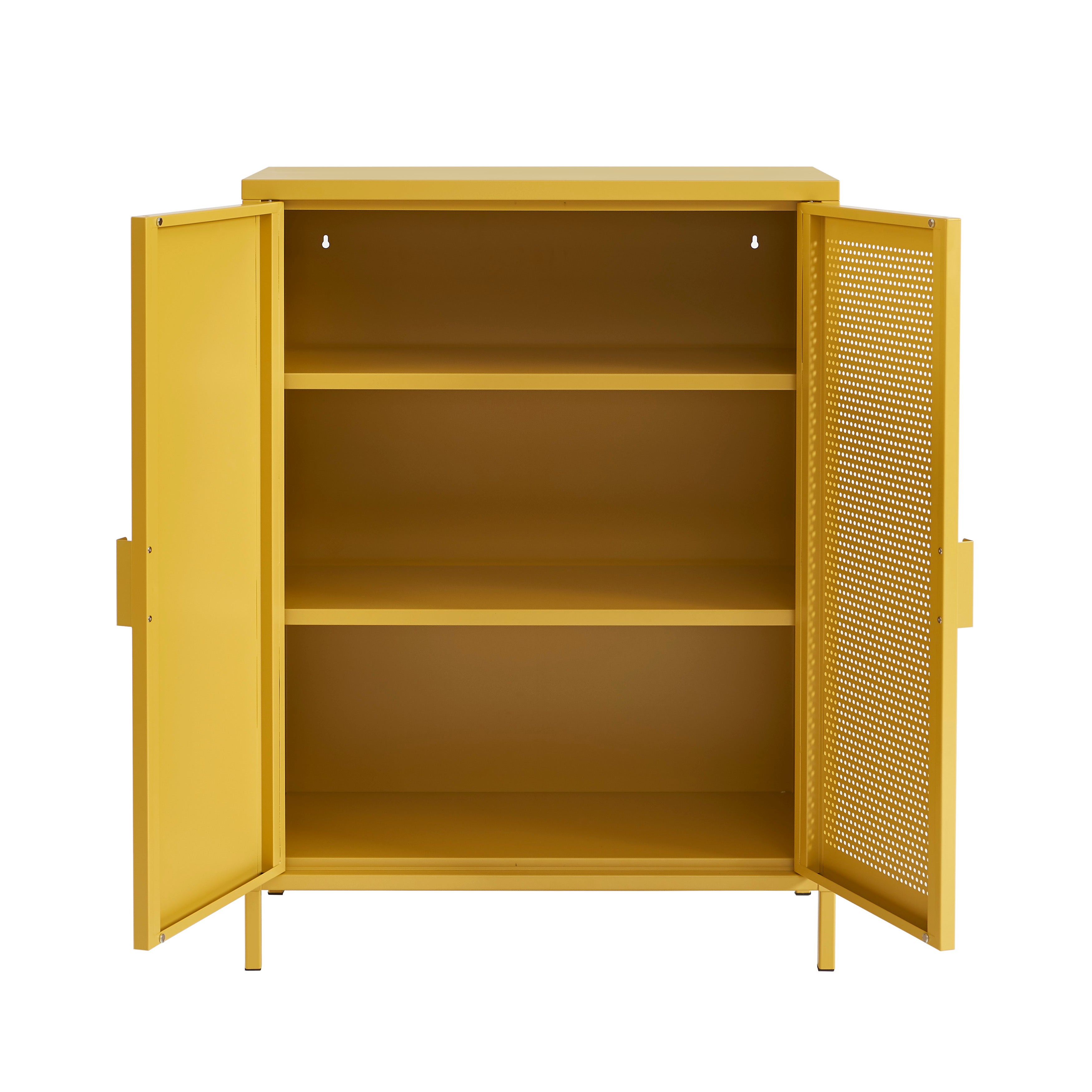 Sideboard - Metal - Mustard Yellow