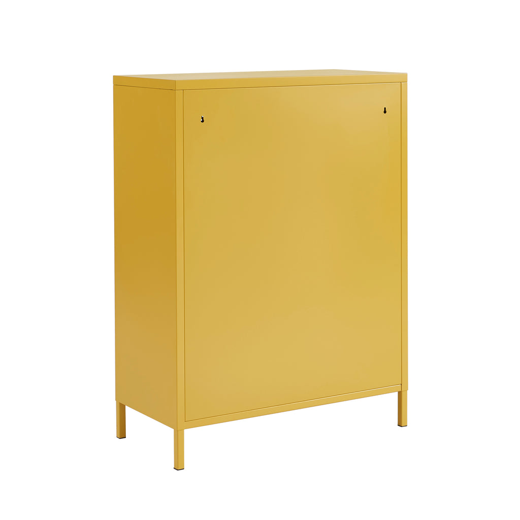 Sideboard - Metal - Mustard Yellow
