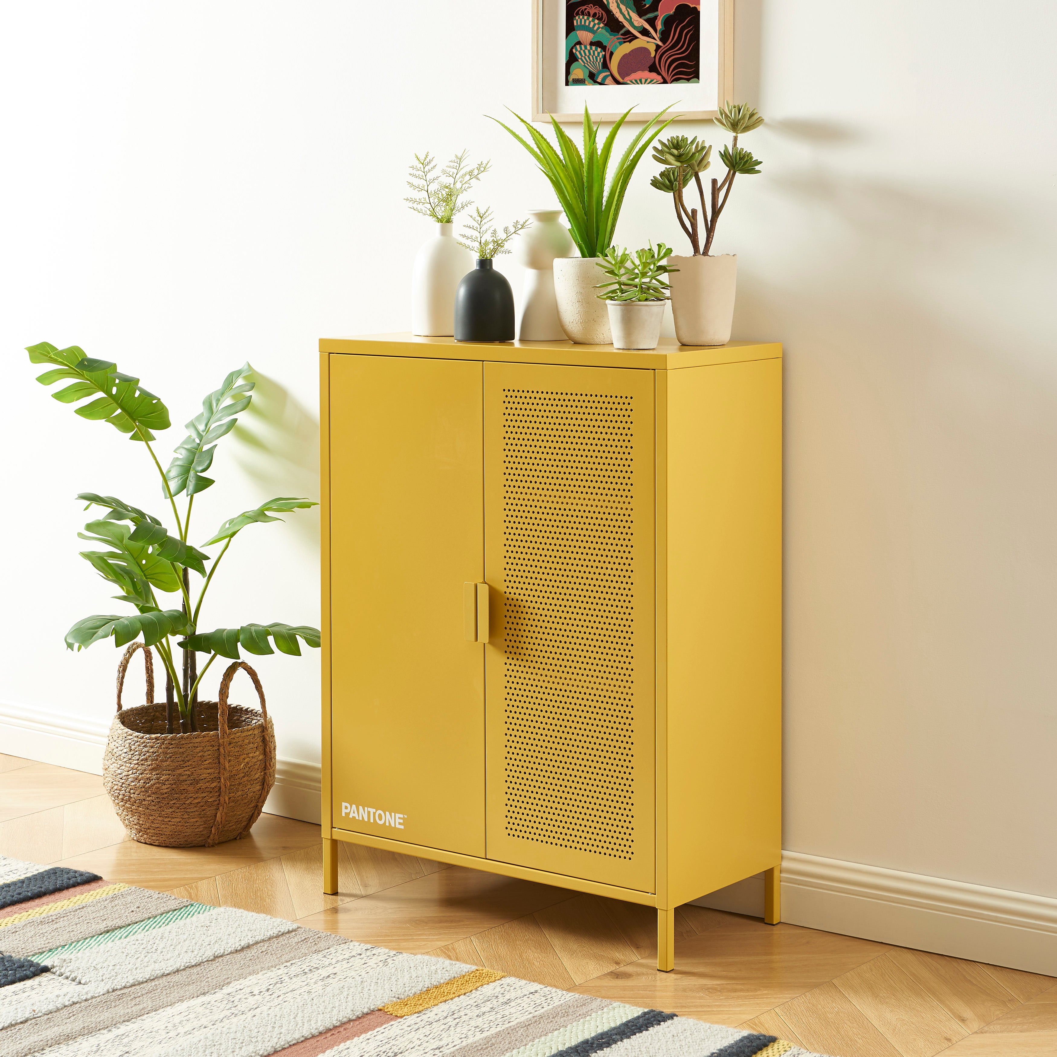 Sideboard - Metal - Mustard Yellow