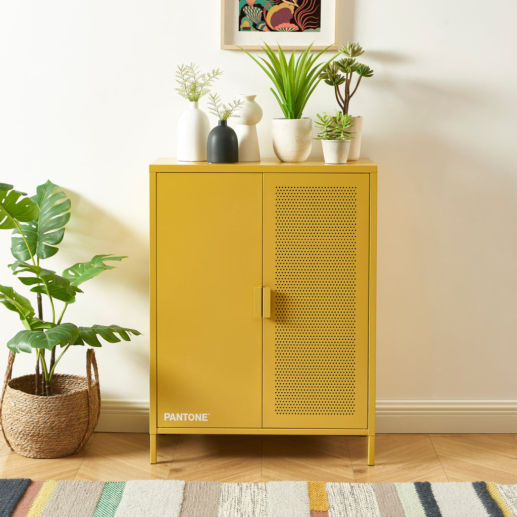 Sideboard - Metal - Mustard Yellow