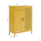 Sideboard - Metal - Mustard Yellow