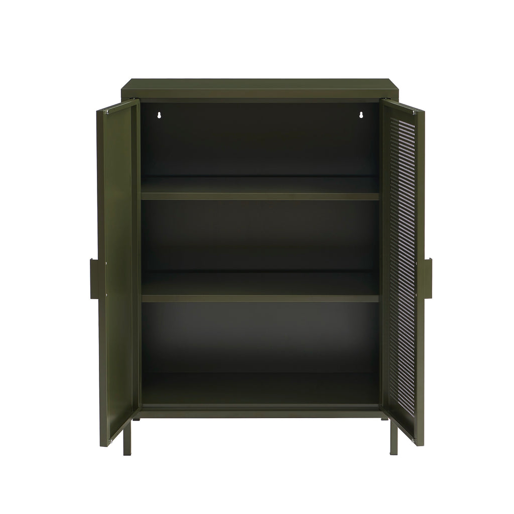 Buffet - Métal - Vert Olive