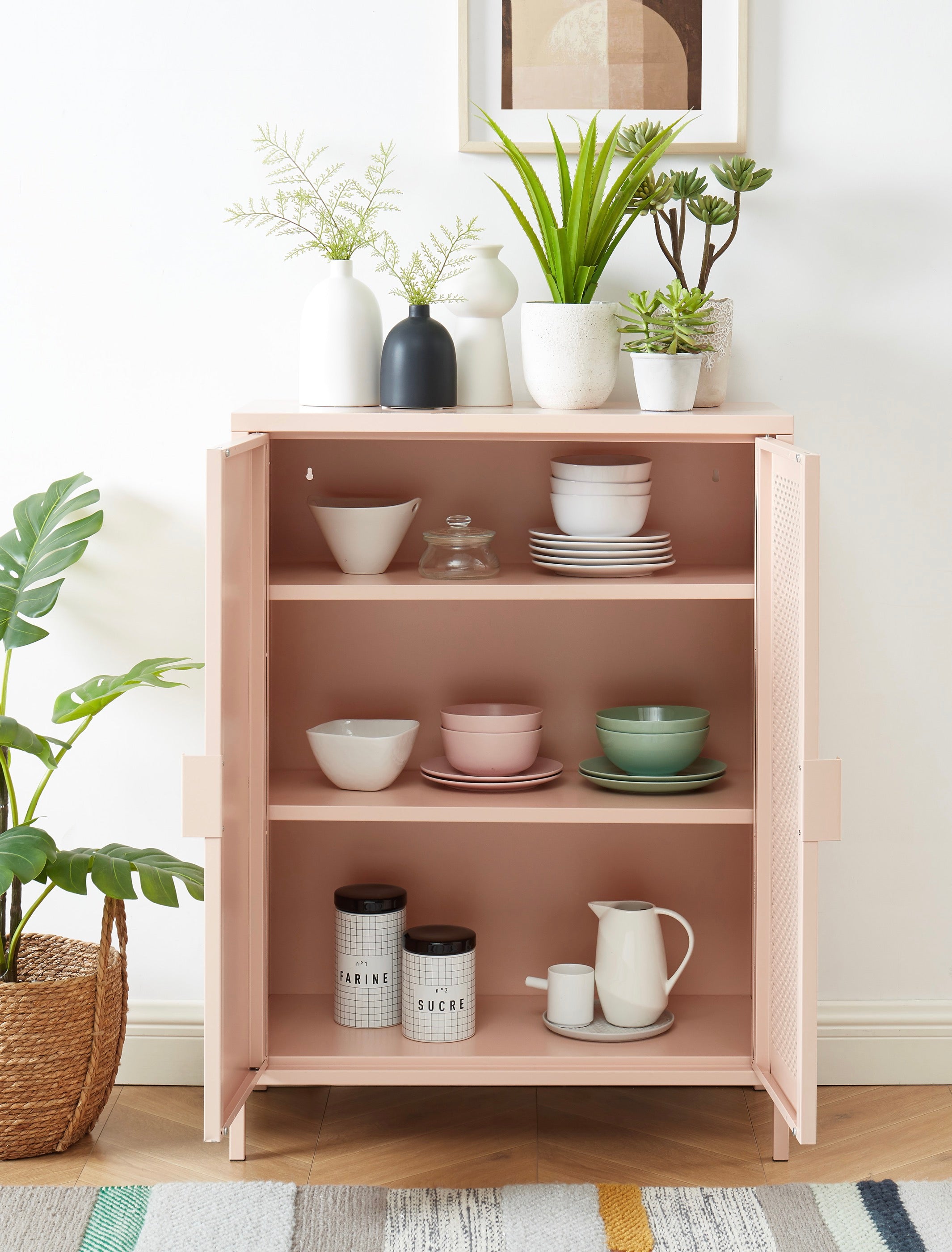 Sideboard - Metal - Blush Pink