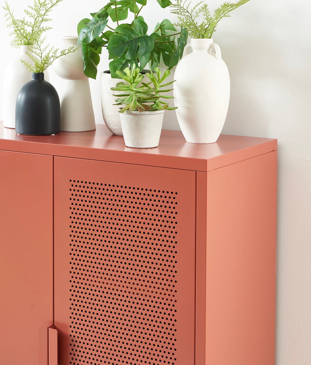 Sideboard - Metal - Terracotta