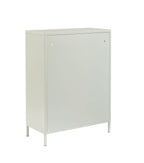 Buffet - Beige Sable - Portes En Verre Cannelé