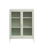 Buffet - Beige Sable - Portes En Verre Cannelé