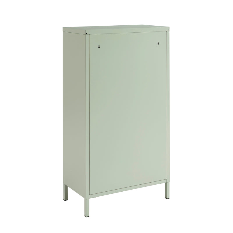 Meuble À Chaussures - Métal - Vert Amande