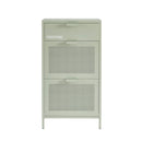 Meuble À Chaussures - Métal - Vert Amande