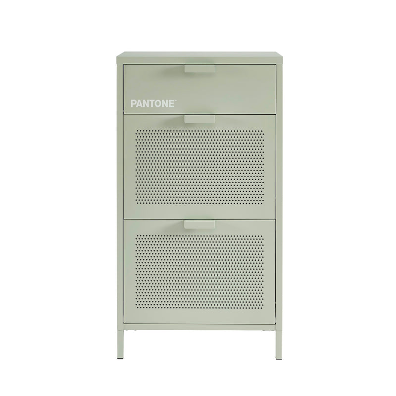 Meuble À Chaussures - Métal - Vert Amande