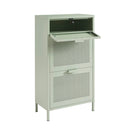 Meuble À Chaussures - Métal - Vert Amande