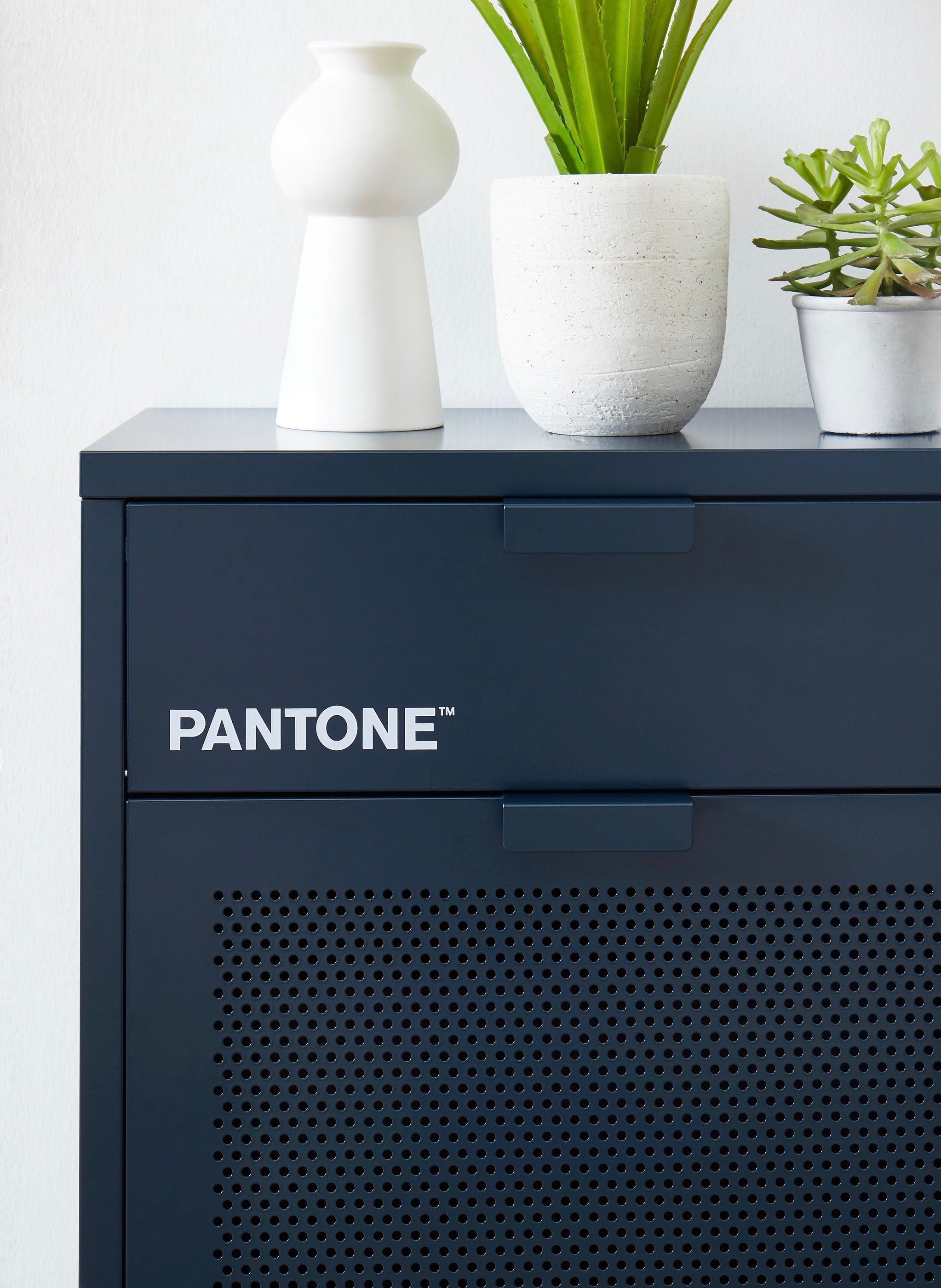 Shoe Cabinet - Metal - Midnight Blue