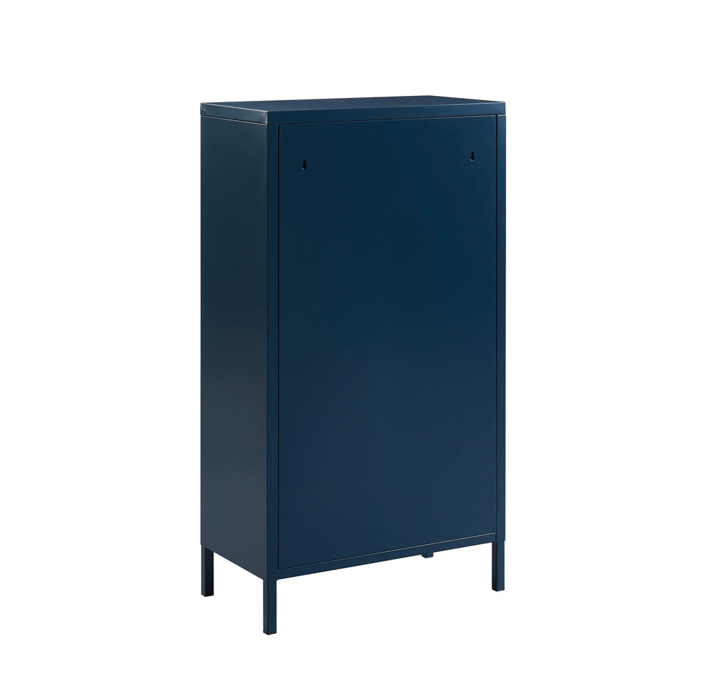 Shoe Cabinet - Metal - Midnight Blue