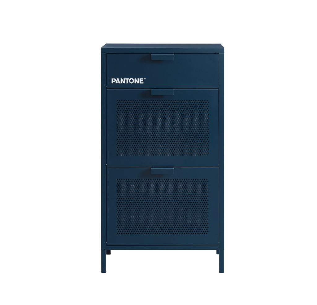 Shoe Cabinet - Metal - Midnight Blue
